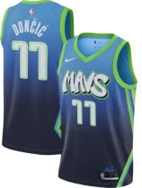 Nike Men's Dallas Mavericks #77 Luka Doncic Fri-FITcitry Editon Swingwin Jersey