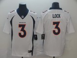 Nike Denver Broncos #3 Lock White Alternate Vapor Untouchable Limited Jersey
