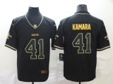 Men's New Orleans Saints #41 Alvin Kamara Black 2019 Golden Edition Limited Jersey