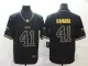 Men's New Orleans Saints #41 Alvin Kamara Black 2019 Golden Edition Limited Jersey