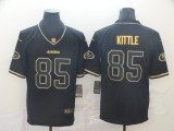 Men's San Francisco 49ers #85 George Kittle Black 2019 Golden Edition Limited Jersey