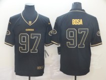 Men's San Francisco 49ers #97 Nick Bosa Black 2019 Golden Edition Limited Jersey