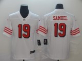 Nike San Francisco 49ers #19 Samuel White Color Rush Limited Jersey