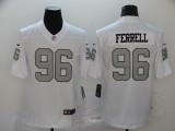 Nike Raiders #96 Clelin Ferrell White 2019 NFL Draft Color Rush Limited Jersey