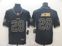 Men's Raiders #28 Josh Jacobs Black 2019 Golden Edition Limited Jersey