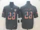 Men's Raiders #28 Josh Jacobs Grey 2019 Salute To Service USA Flag Fashion Limited Jersey