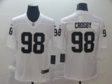 Men's Nike Oakland Raiders #98 Maxx Crosby White Vapor Untouchable Limited Jersey