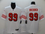 Men's Nike San Francisco 49ers #99 Buckner White Color Rush Limited Jersey