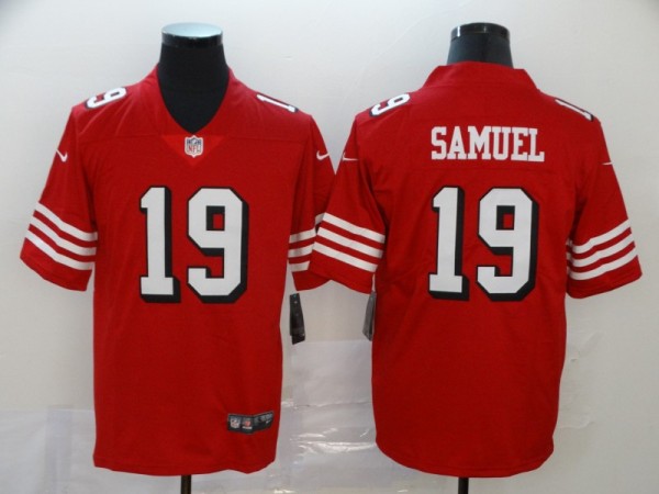 Nike San Francisco 49ers #19 Samuel Red Color Rush Limited Jersey