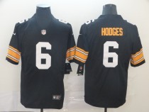 Men's Pittsburgh Steelers #6 Devlin Hodges 2019 Black Vapor Untouchable Limited Jersey