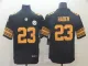 Men's Pittsburgh Steelers #23 Joe Haden Black Color Rush Limited Jersey