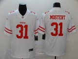 Men's 49ers #31 Raheem Mostert White Vapor Untouchable Limited Jersey