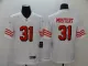 Men's 49ers #31 Raheem Mostert White Color Rush Limited Jersey 