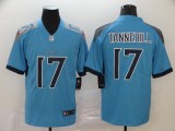 Men's Tennessee Titans #17 Ryan Tannehill Blue Vapor Untouchable Limited Jersey