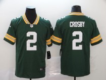 Men's Green Bay Packers #2 Mason Crosby Green Vapor Untouchable Limited Jersey