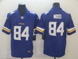 Men's Minnesota Vikings #84 Randy Moss Purple Vapor Untouchable Limited Jersey