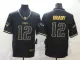 Men's New England Patriots #12 Tom Brady Black 2019 Golden Edition Limited Jersey
