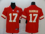 Men's Kansas City Chiefs #17 Mecole Hardman Red Vapor Untouchable Limited Jersey