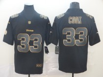 Men's Minnesota Vikings #33 Cook 2019 Black Gold Edition Stitched NFL Jersey