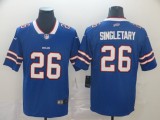 Men's Nike Buffalo Bills #26 Singletary Blue Team Color Vapor Untouchable Limited Jersey