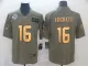 Men's Seattle Seahawks #16 Lockett 2019 Olive/Gold Salute To Service Limited Jersey
