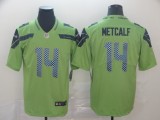 Nike Seattle Seahawks #14 D.K. Metcalf 2019 NFL Draft Green Vapor Untouchable Limited Jersey