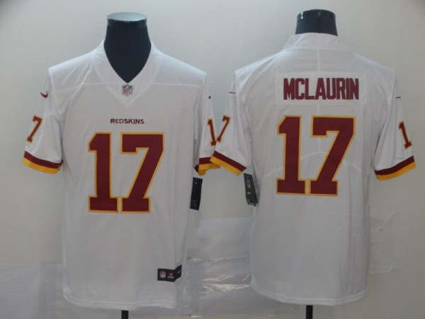 Men's Washington Redskins #17 Terry McLaurin White Vapor Untouchable Limited Jersey