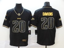 Men's Philadelphia Eagles #20 Brian Dawkins Black 2019 Golden Edition Limited Jersey