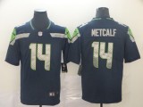 Nike Seattle Seahawks #14 D.K. Metcalf 2019 NFL Draft Blue Vapor Untouchable Limited Jersey