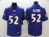 NFL Baltimore Ravens #52 Lewis Purple Vapor Limited Jersey