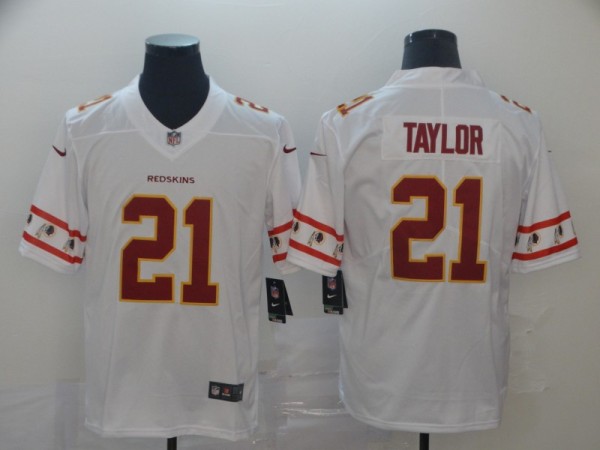 Men's Washington Redskins #21 Sean Taylor 2019 White Team Logo Limited Jersey