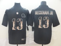 Men's Cleveland Browns #13 Odell Beckham Jr. 2019 Black Statue Of Liberty Limited Stitched Jersey