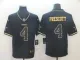Men's Dallas Cowboys #4 Dak Prescott Black 2019 Golden Edition Limited Jersey
