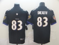 Men's Baltimore Ravens #83 Willie Snead IV Black Vapor Untouchable NFL Jersey