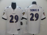 NFL Baltimore Ravens #29 Humphrey White Vapor Limited Jersey