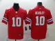 Men's Nike Buffalo Bills #10 Beasley Red Vapor Untouchable Limited Jersey