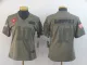 Women Nike 49ers #10 Jimmy Garoppolo 2019 Olive Salute To Service Limited Jersey