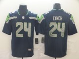 Nike Seattle Seahawks #24 Lynch Blue Vapor Untouchable Limited Jersey