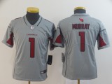 Youth Nike Cardinals #1 Kyler Murray Grey Inverted Legend Jersey