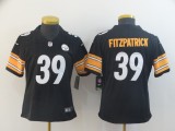 Women Nike Steelers #39 Minkah Fitzpatrick Black Vapor Untouchable Limited Jersey