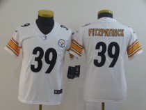 Youth Nike Steelers #39 Minkah Fitzpatrick 2019 White Vapor Untouchable Limited Jersey