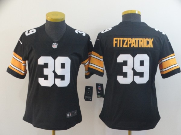 Women Nike Steelers #39 Minkah Fitzpatrick 2019 Black Vapor Untouchable Limited Jersey