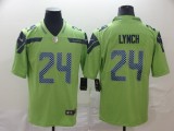 Nike Seattle Seahawks #24 Lynch Green Vapor Untouchable Limited Jersey