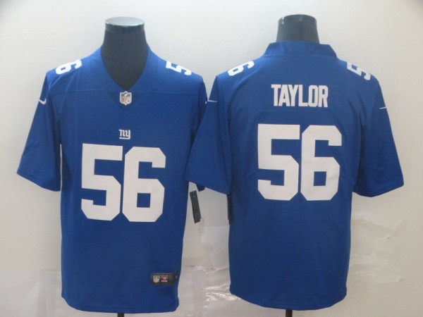 Men's Nike New York Giants #56 Taylor Blue Vapor Untouchable Limited Jersey