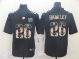 Men's New York Giants #26 Saquon Barkley 2019 Black Statue Of Liberty Limited Jersey