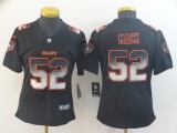 Women's Chicago Bears #52 Khalil Mack 2019 Black Smoke Fashion Limited Jersey