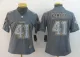 Women's New Orleans Saints #41 Alvin Kamara 2019 Gray Fashion Static Limited Jersey