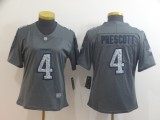 Women's Dallas Cowboys #4 Dak Prescott 2019 Gray Fashion Static Limited Jersey