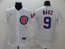 MLB Chicago Cubs #9 Javier Baez White Flex Base Stitched Jersey