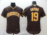 MLB San Diego Padres #19 Tony Gwynn Coffee Flex Base Stitched Jersey